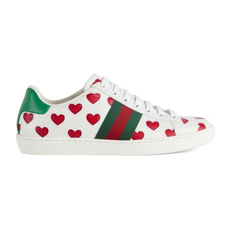 gucci heart arrow sneakers|Gucci ace sneakers floral.